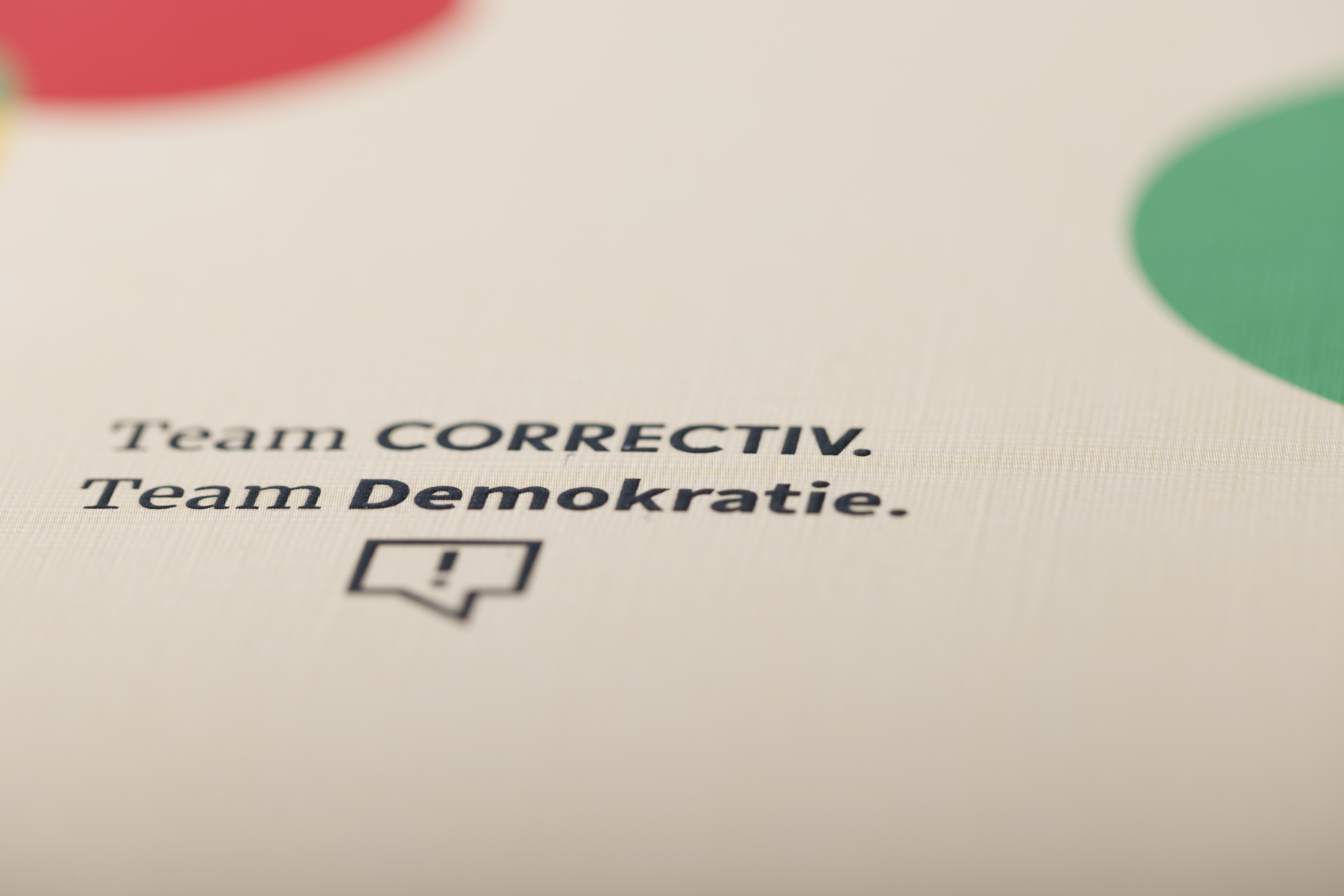 CORRECTIV Notizbuch