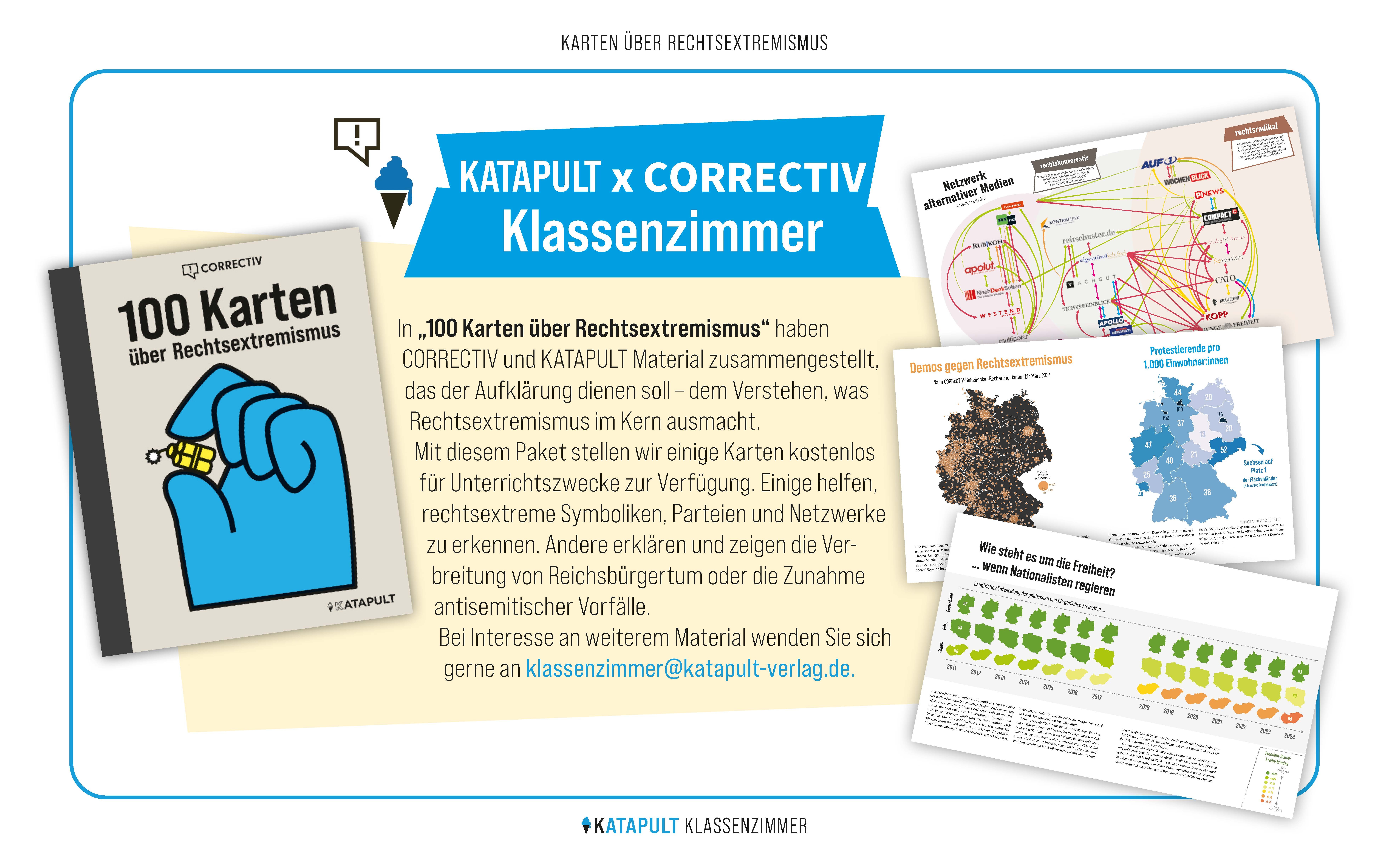 Unterrichtsmaterial - 10 Karten über Rechtsextremismus 