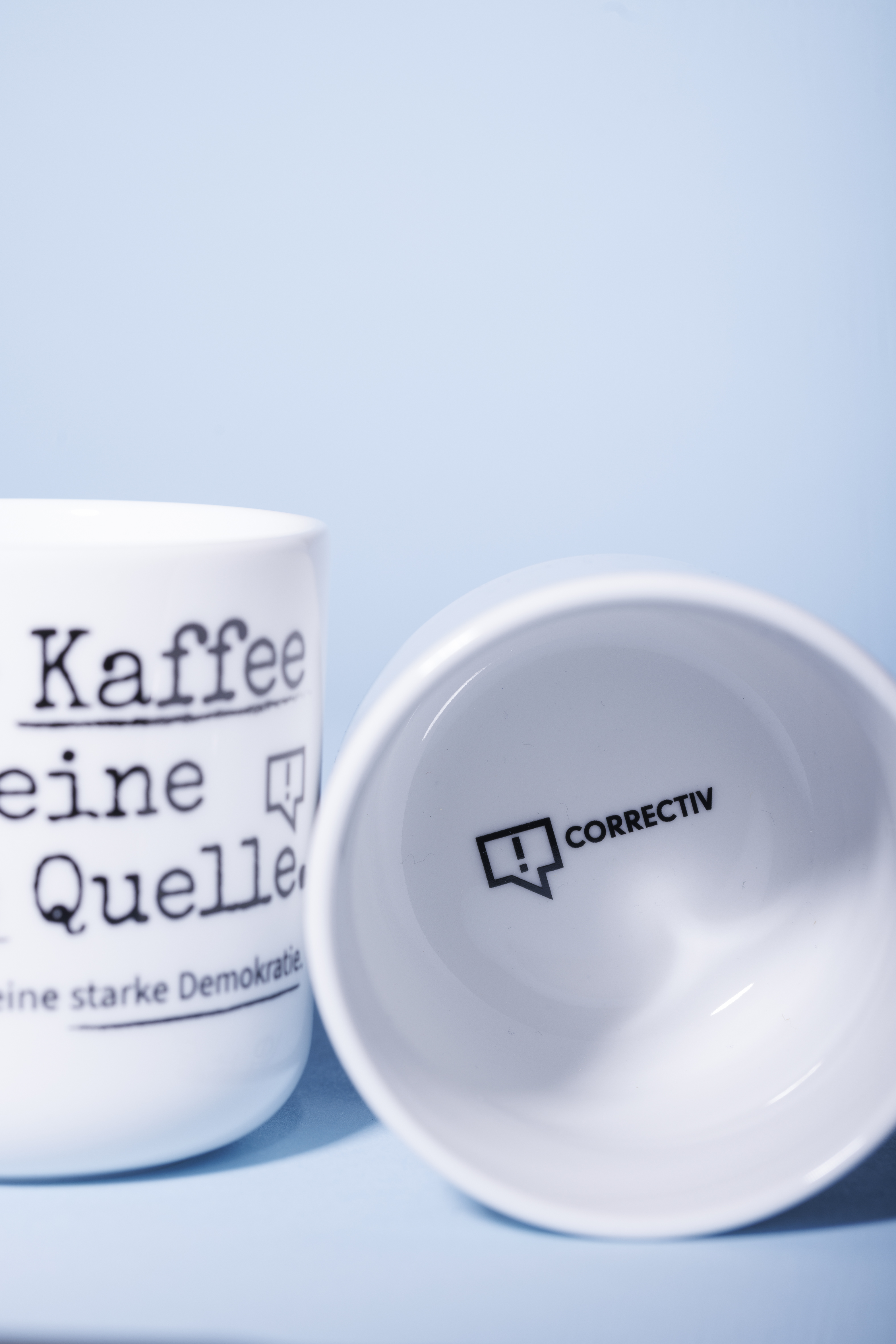 CORRECTIV-Kaffeebecher im Set