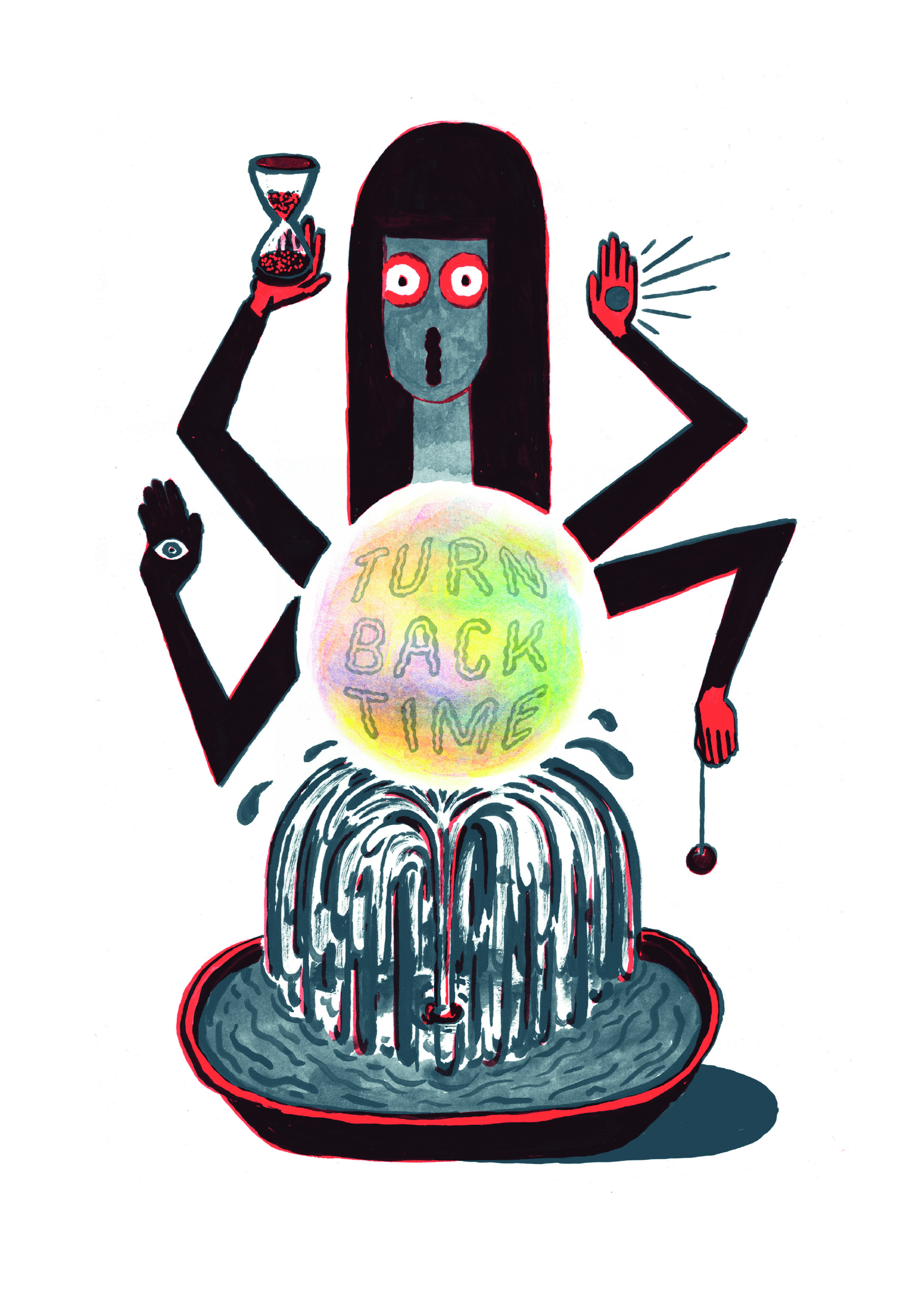 Kunstdruck „Turn Back Time“