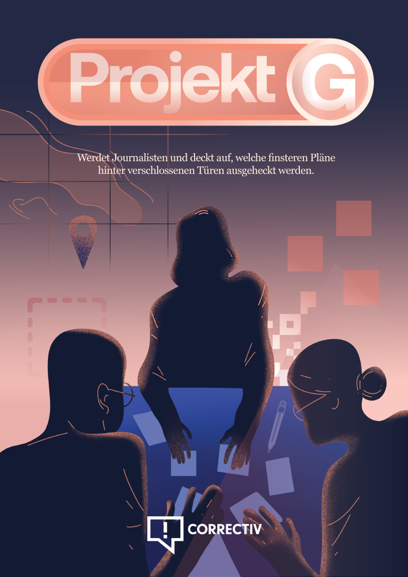 Projekt G – Das Spiel, in dem ihr ein geheimes Treffen aufdeckt (Vorverkauf)