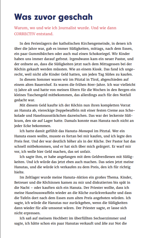 VORBESTELLUNG: Die CORRECTIV-Story