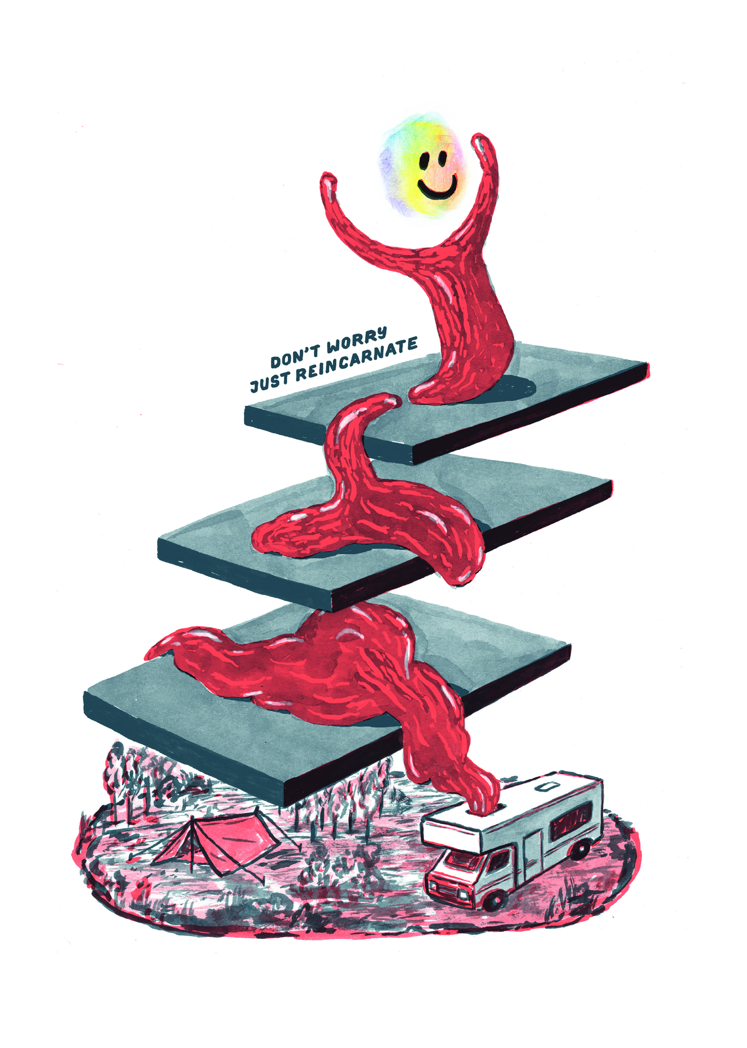 Kunstdruck „Reincarnate“