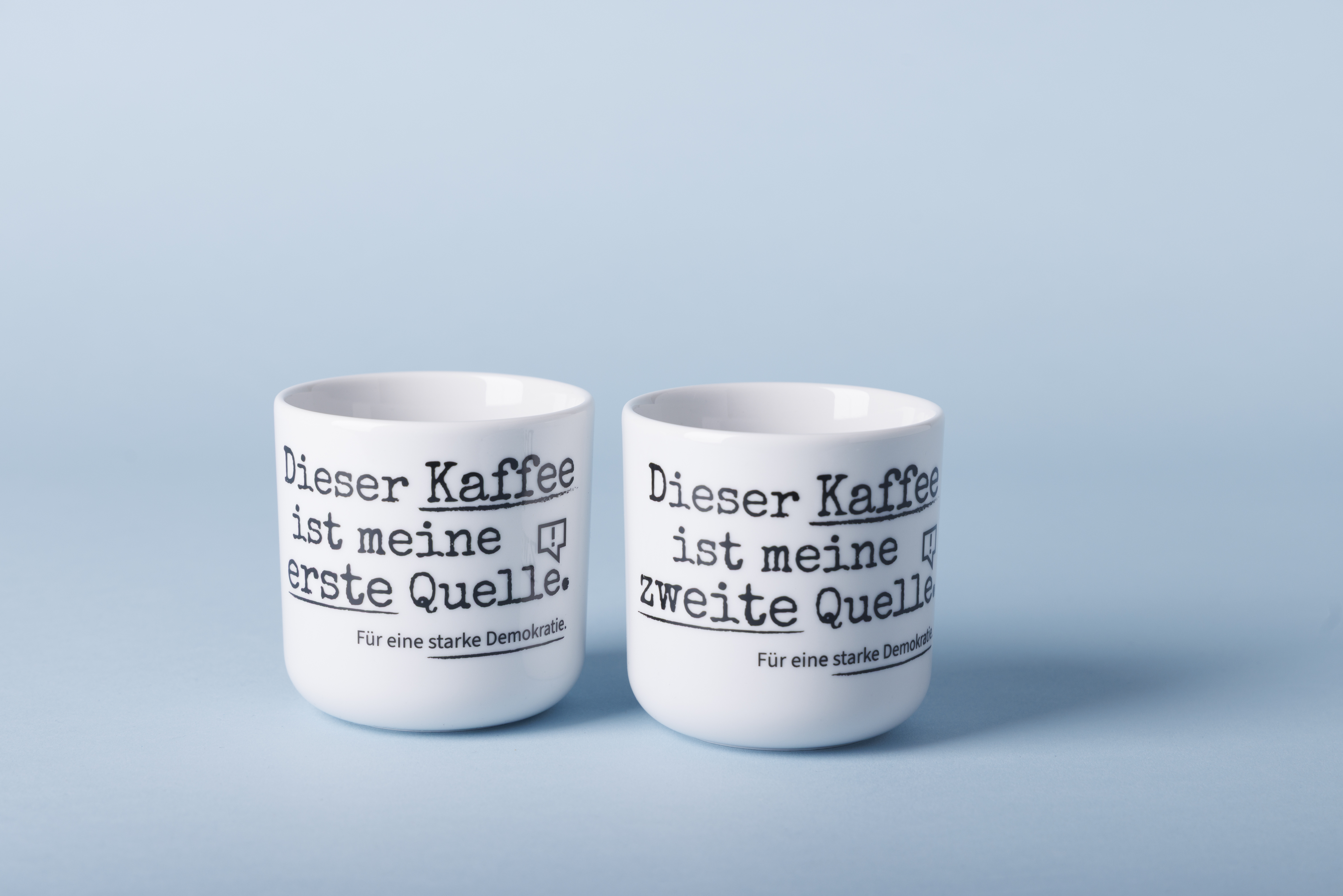 CORRECTIV-Kaffeebecher im Set